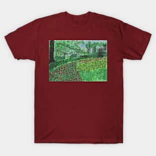 Flowers Near Forest T-Shirt